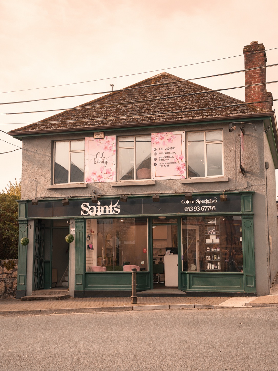 The Saints shopfront on Main Street in Ferns.