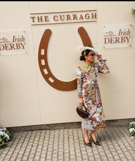 A Saints Style Society piece worn at a race meeting or wedding.