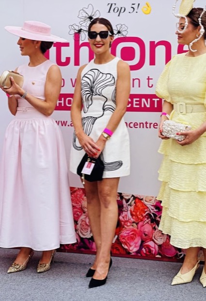A Saints Style Society piece worn at a race meeting or wedding.