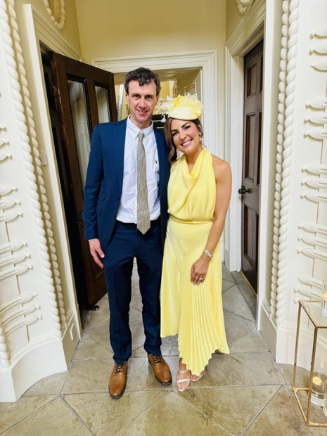 A Saints Style Society piece worn at a race meeting or wedding.