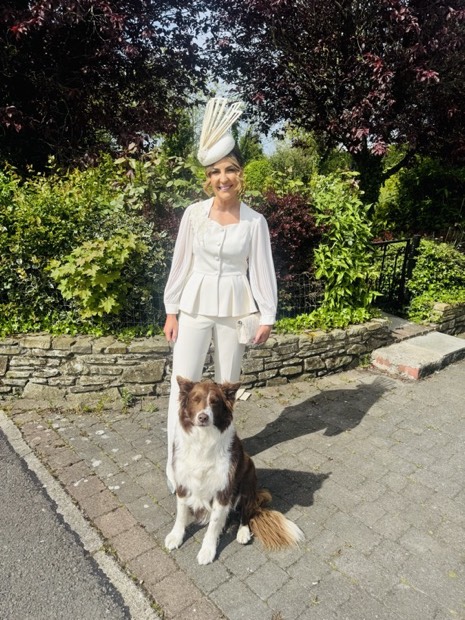 A Saints Style Society piece worn at a race meeting or wedding.